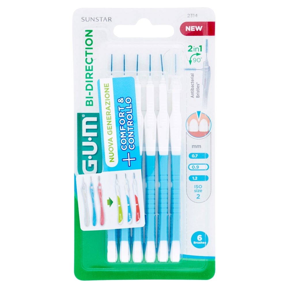 Gum Bi-Direction Scovolino mm 0.9 ISO Size 2 6 pz